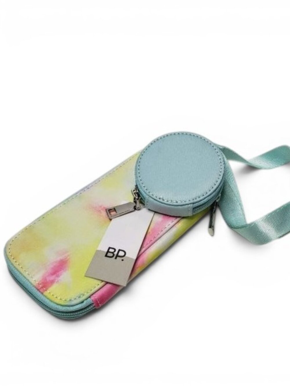 NWT BP Tie Dye Phone Case Lanyard w Circular Pouch Case